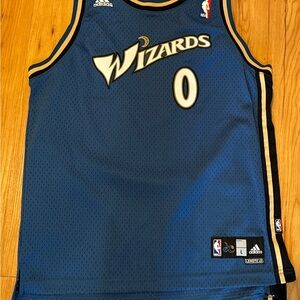 Adidas Washington Wizards Arenas Away Jersey 0 Length +2 Men's Size L 2007-2010
